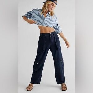 We The Free Navy Boyfriend Jeans